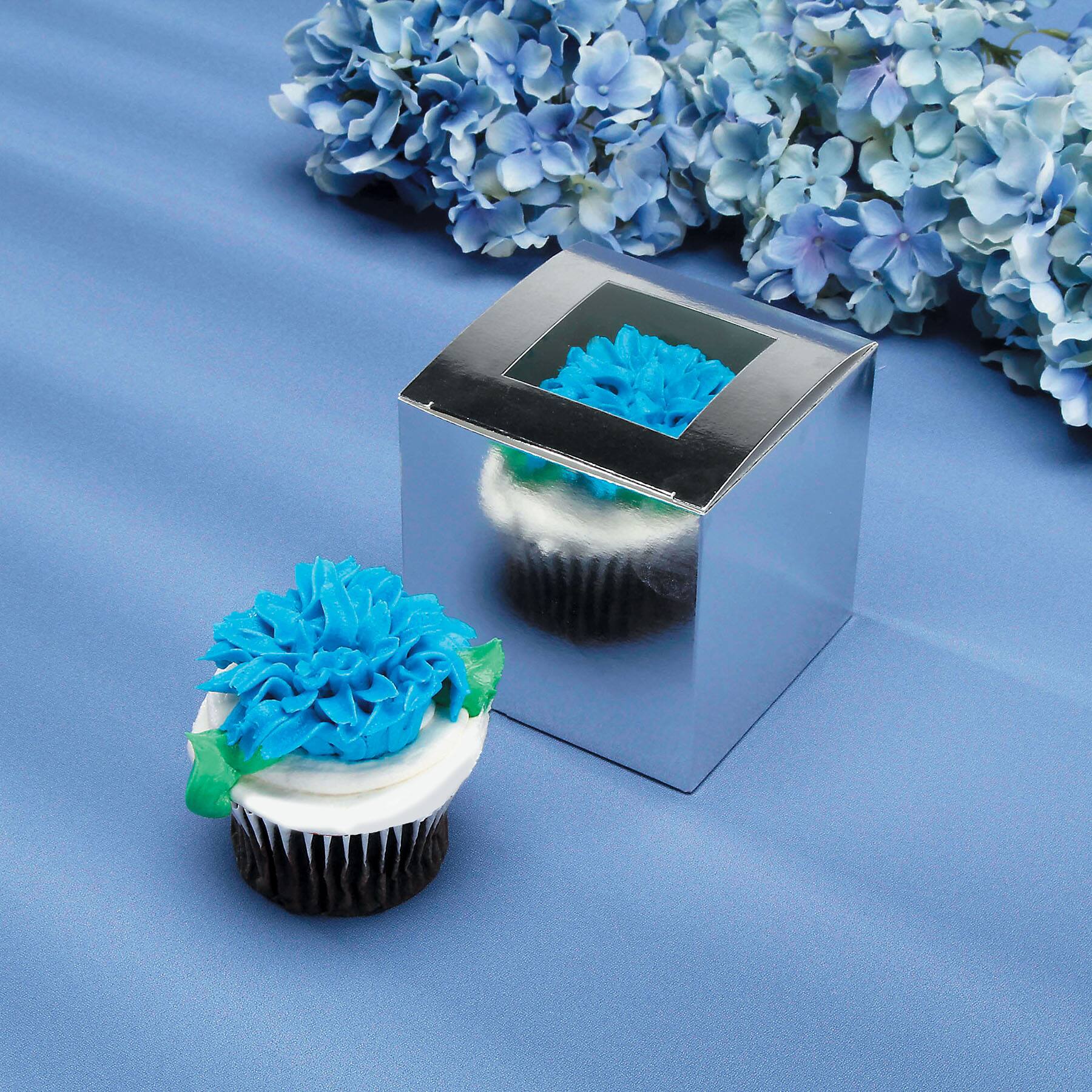Victoria Lynn White Cupcake Box With Top See Through Window