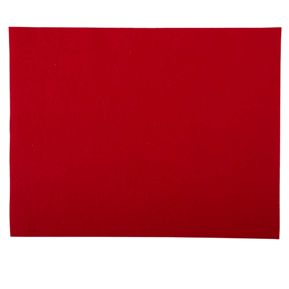 Red felt, 9x12 sheet