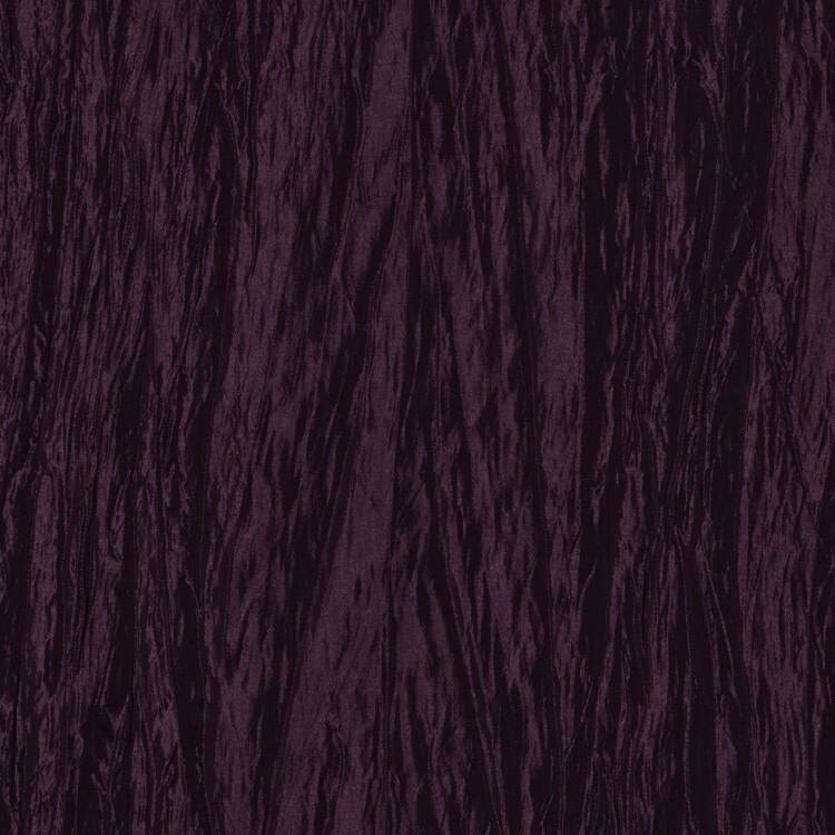 Plum Crushed Taffeta