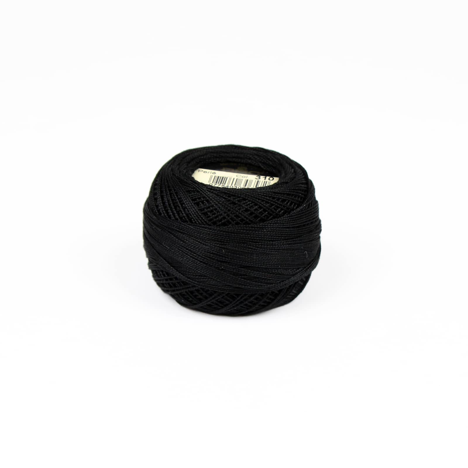 DMC Pearl Cotton, Black 310, Size 12