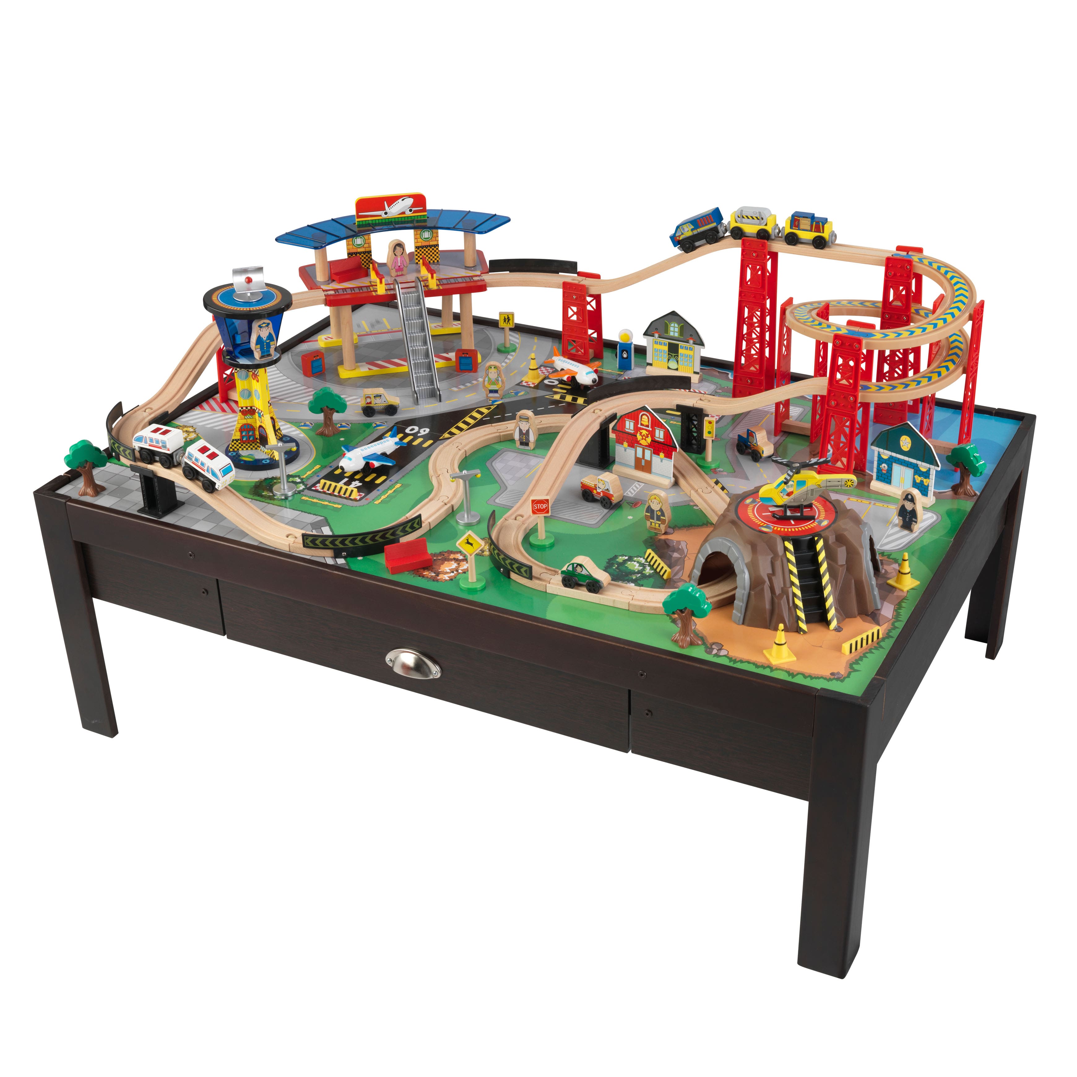 KidKraft Airport Express Train Set &#x26; Table