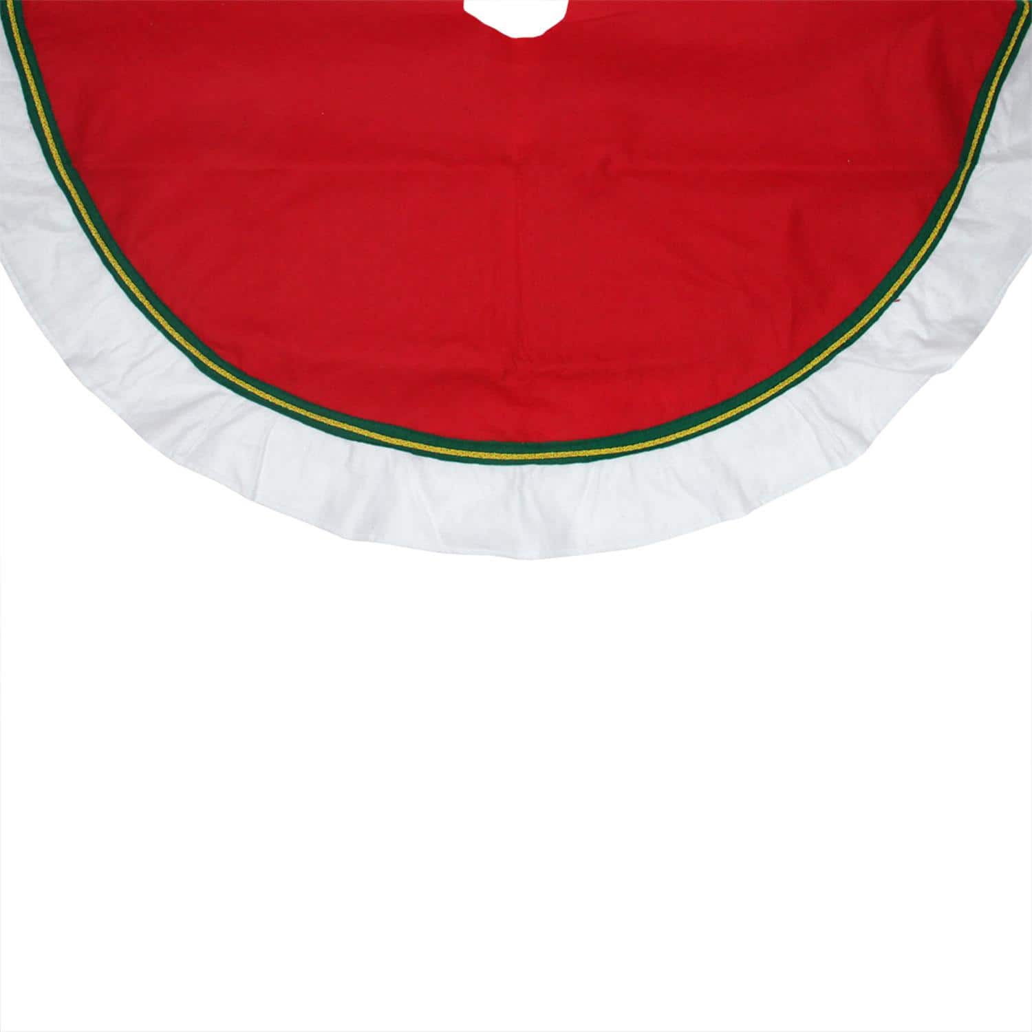 48&#x22; Christmas Traditions Cardinal Red Tree Skirt