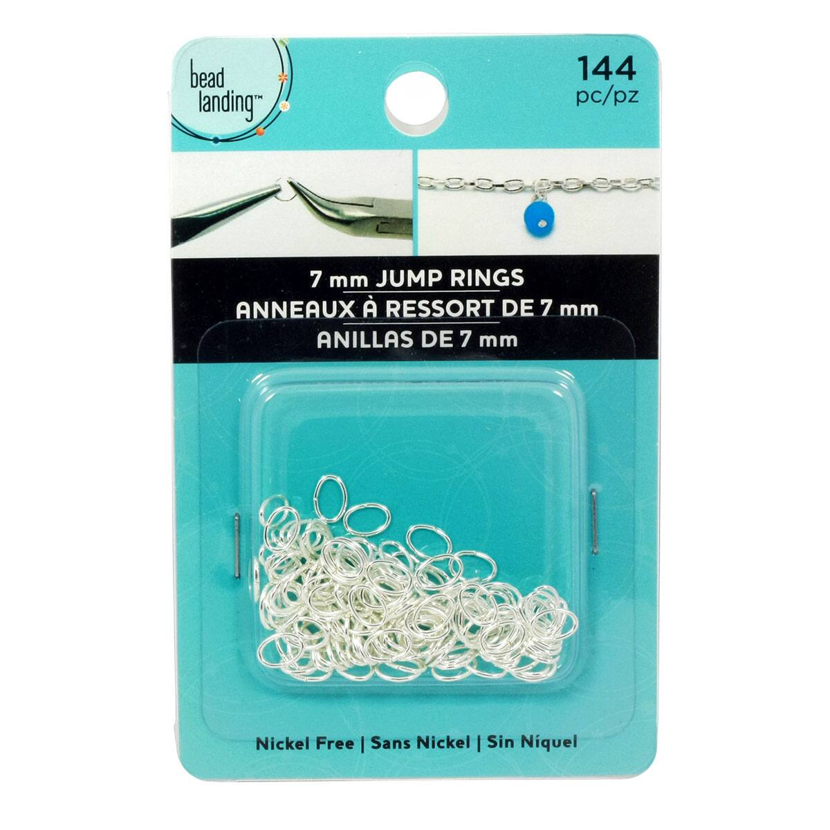 Bead Landing&#x2122; Oval Jump Rings, 7mm