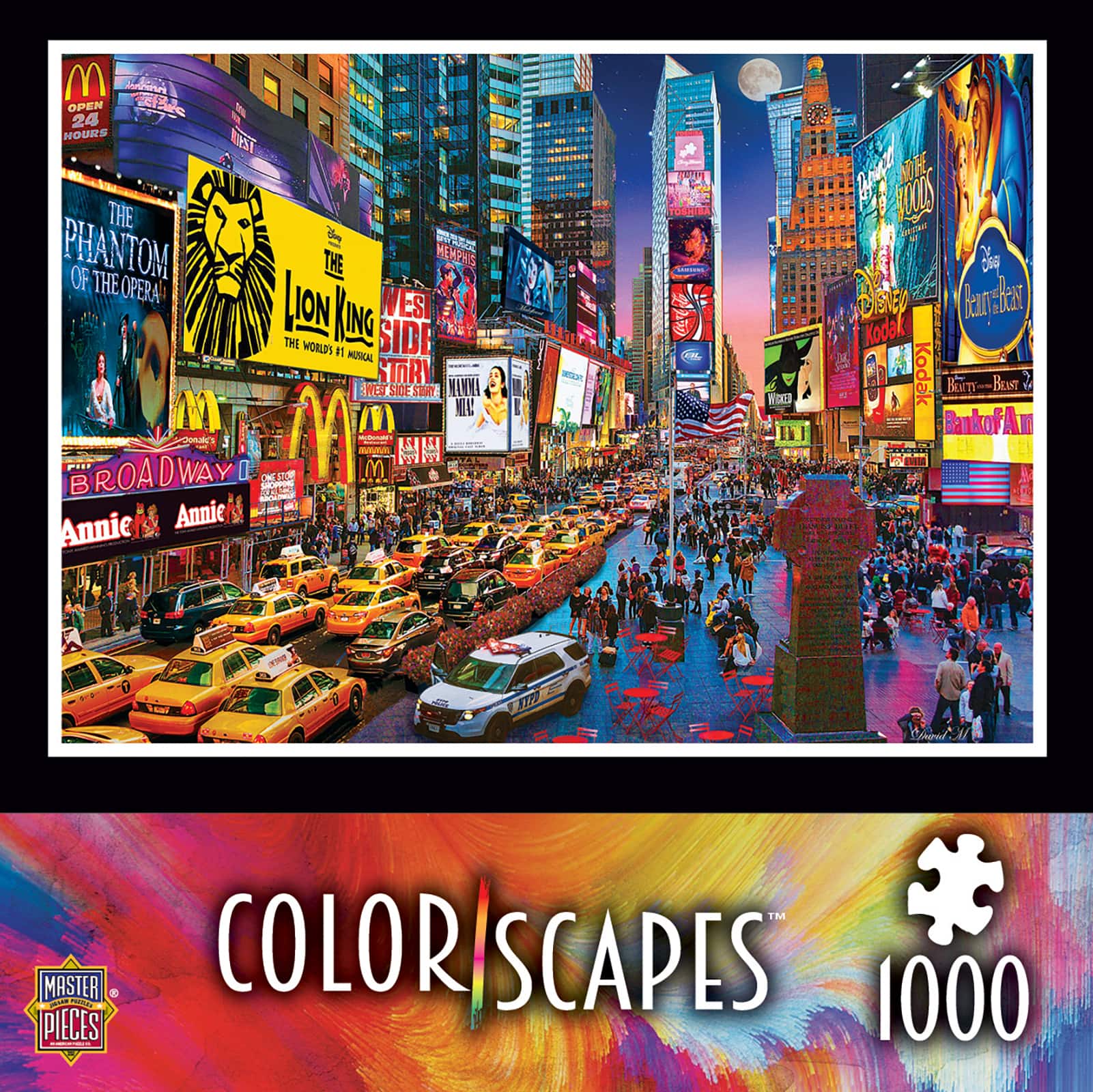 Assorted MasterPieces&#xAE; Colorscapes&#x2122; Linen Jigsaw Puzzle