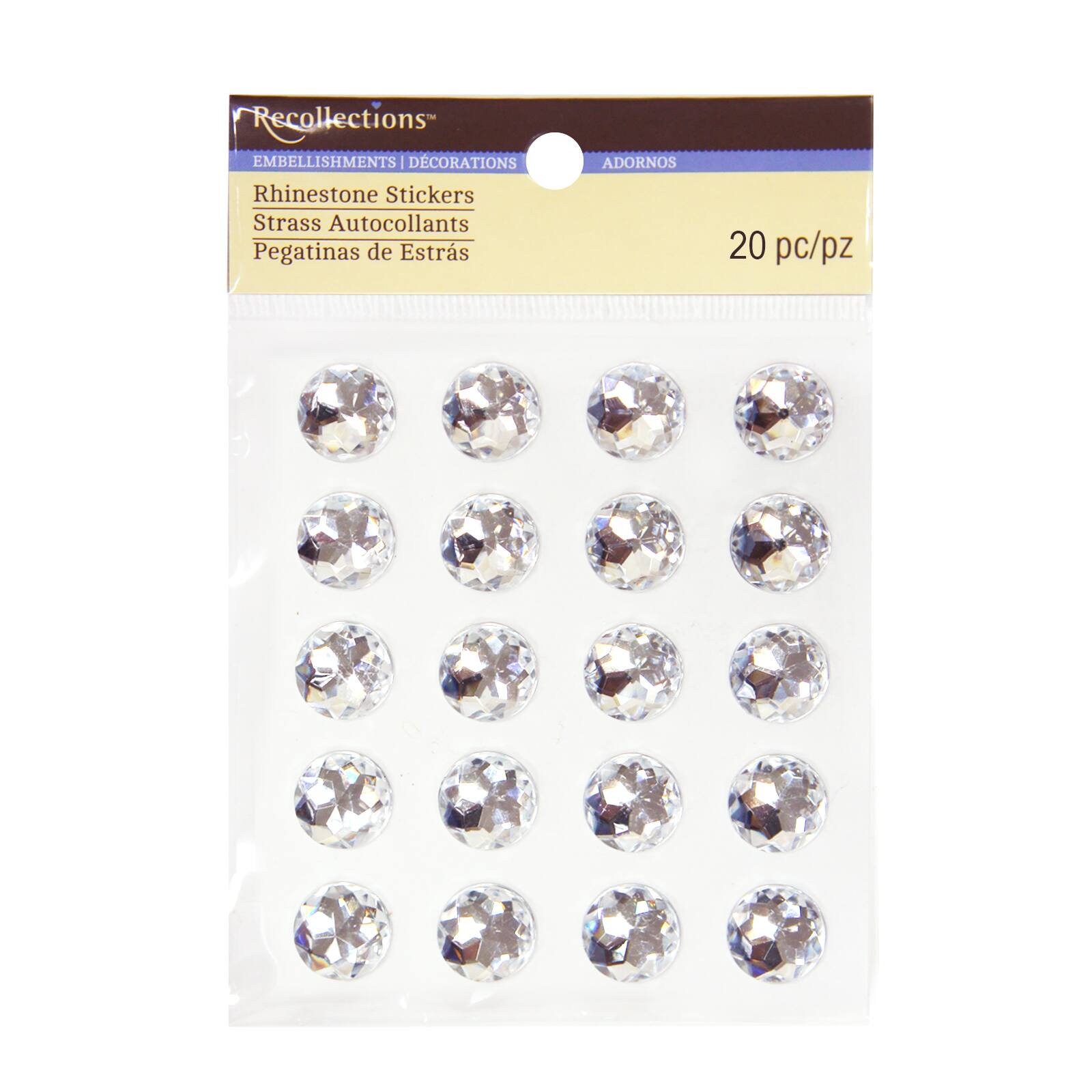 Buy the Clear Rhinestone Stickers by Recollections™ at Michaels