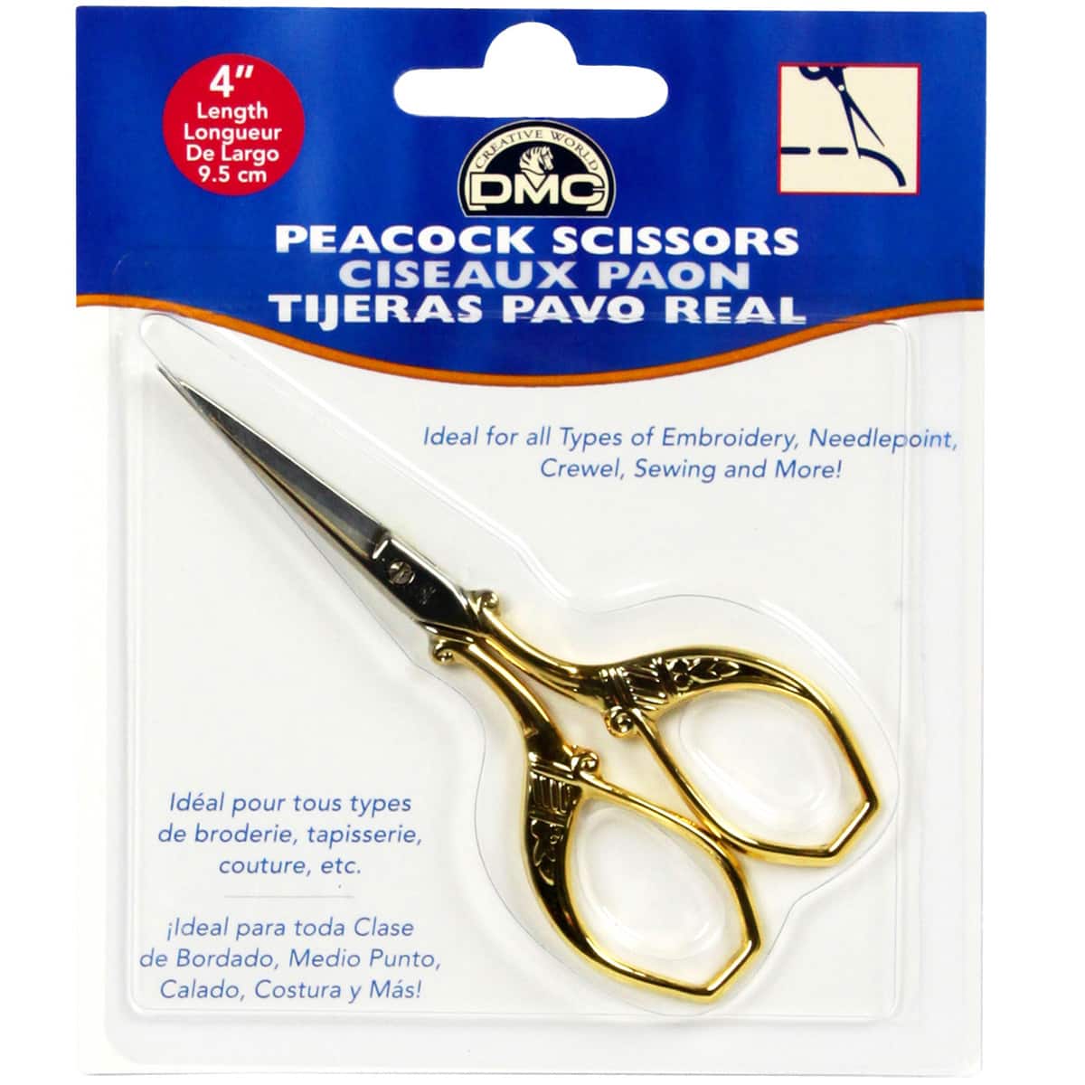 Gingher 3.5 Embroidery Scissors - Needlepoint Joint