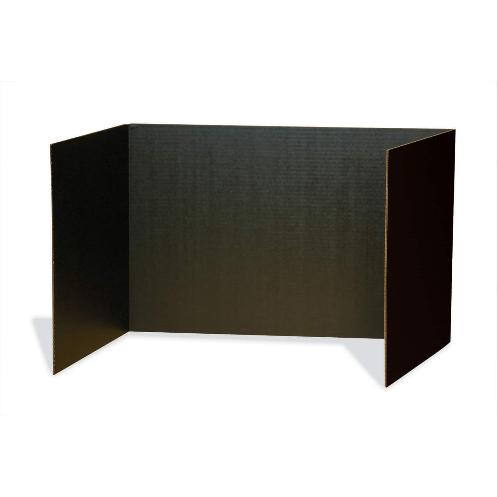 Black Privacy Board, 48&#x22; x 16&#x22;, 4 Pack