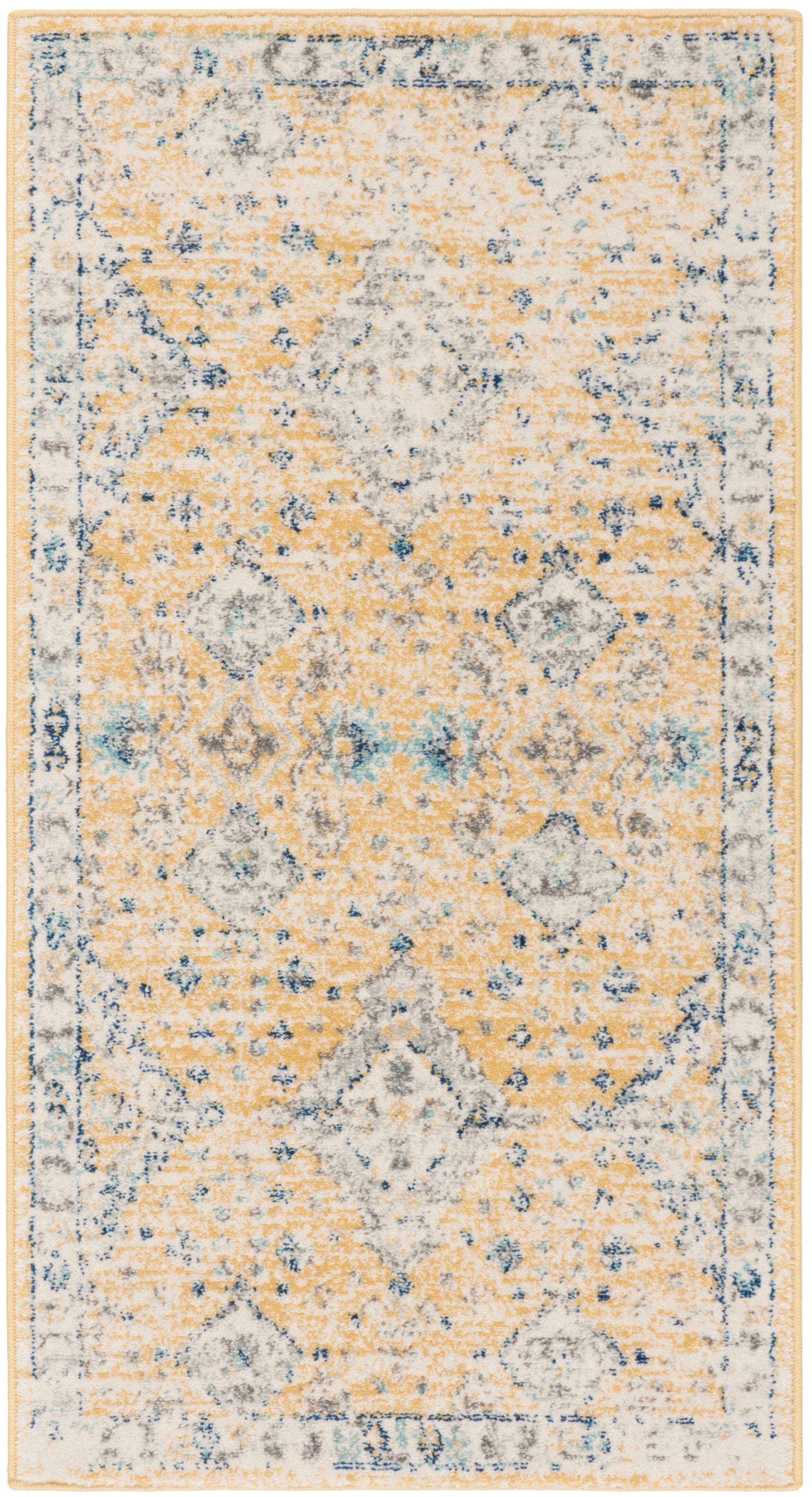 Evoke Diamond 2'-2" X 4' Area Rug
