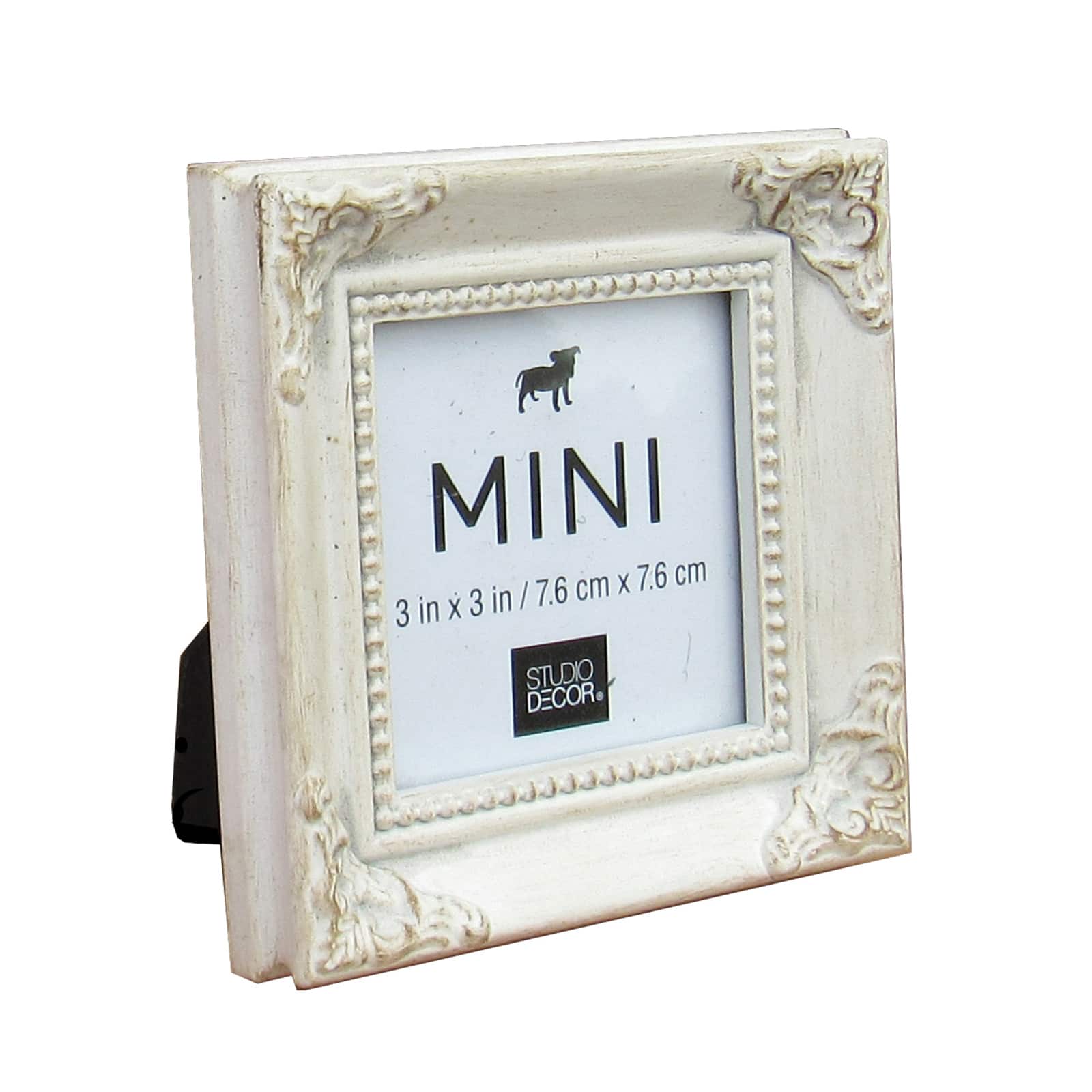 White Leaf Corner Accents Mini Frame by Studio Décor®
