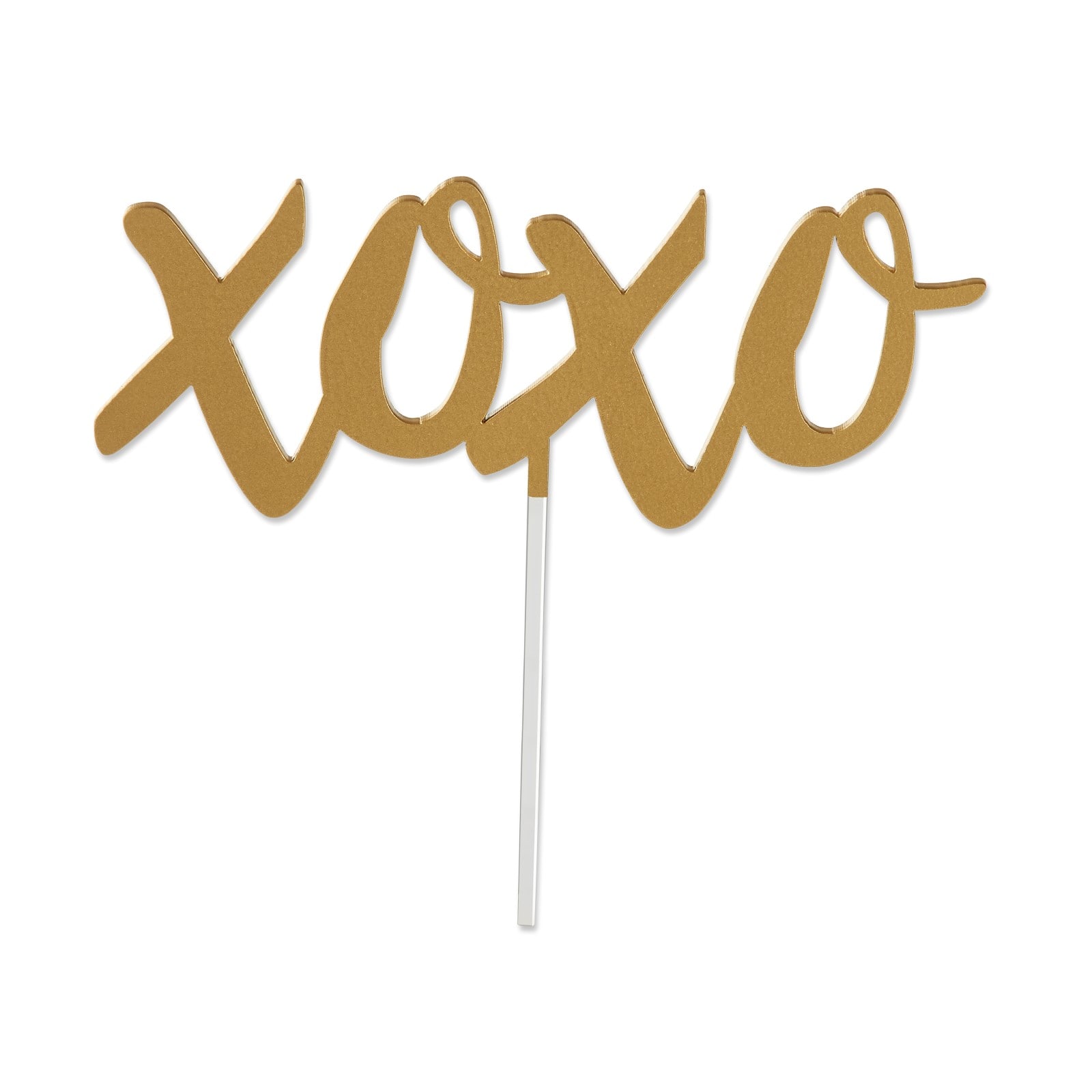 Kate Aspen® Gold XOXO Cake Topper