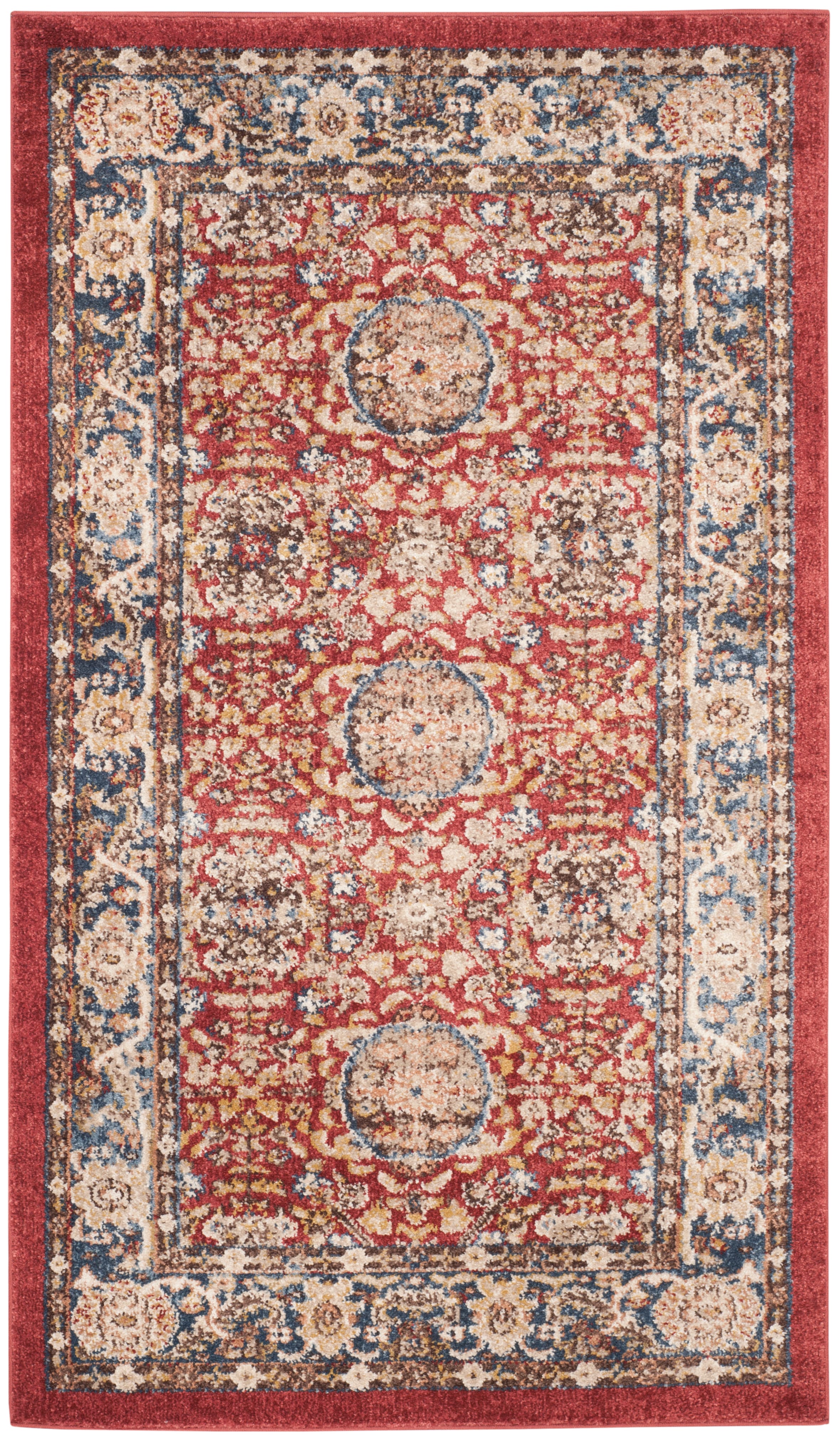 Bijar Circle Medallion 3&#x27; X 5&#x27; Area Rug