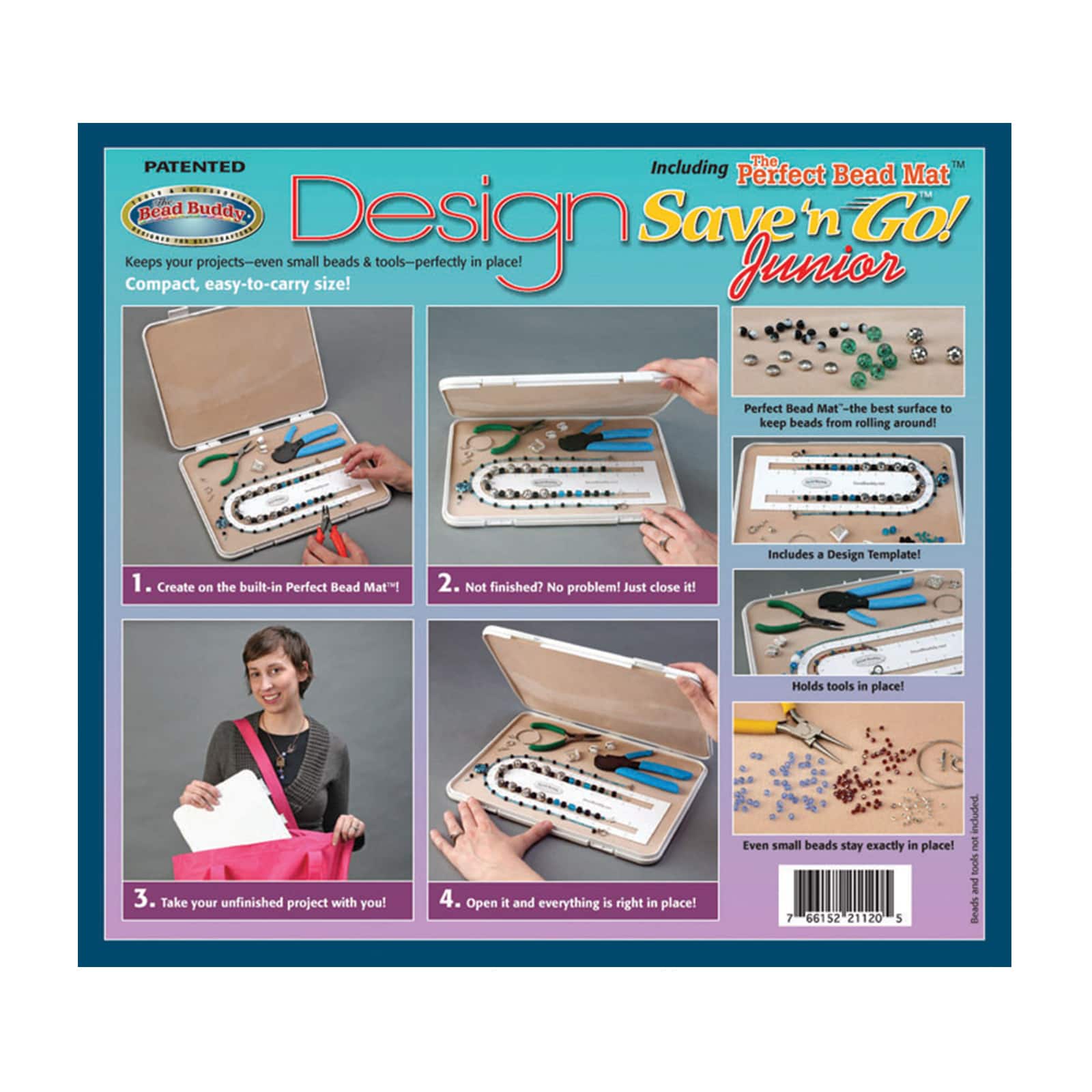 Bead Buddy® Design Bead Board, Save 'N Go Junior