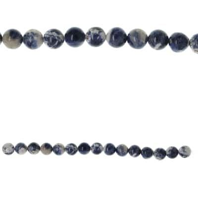 Blue Sodalite Stone Round Beads, 10mm by Bead Landing™ image