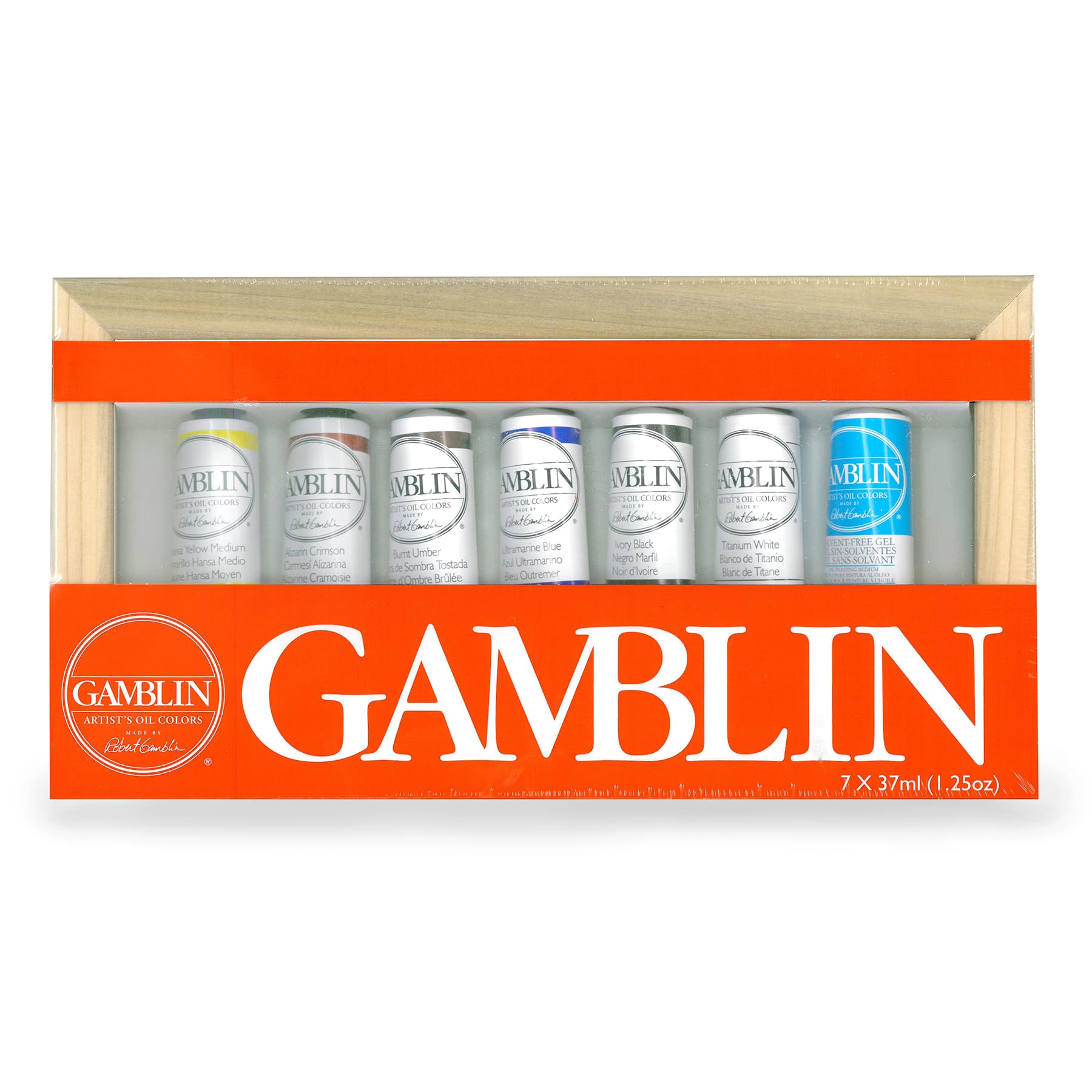 Gamblin Artist Oil Paint Set For Professionals - BLACK SET - 37ml