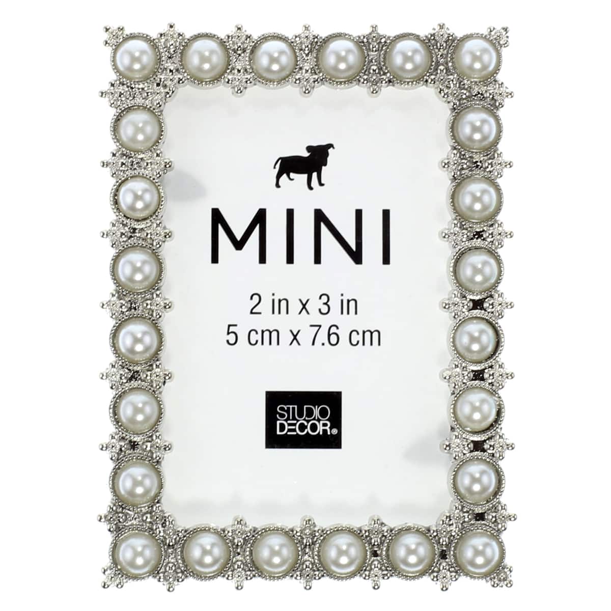 24 Pack: Pearl Mini Frame by Studio D&#xE9;cor&#xAE;