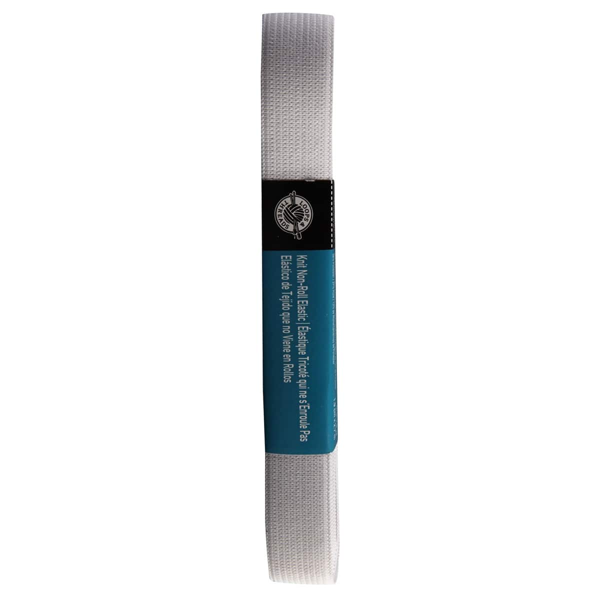 12 Pack: 3/4&#x22; White Knit Non-Roll Elastic Hank by Loops &#x26; Threads&#x2122;
