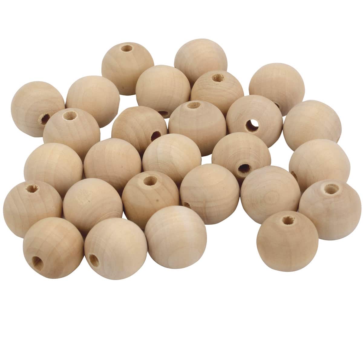 1 Round Wood Beads by Make Market | Michaels