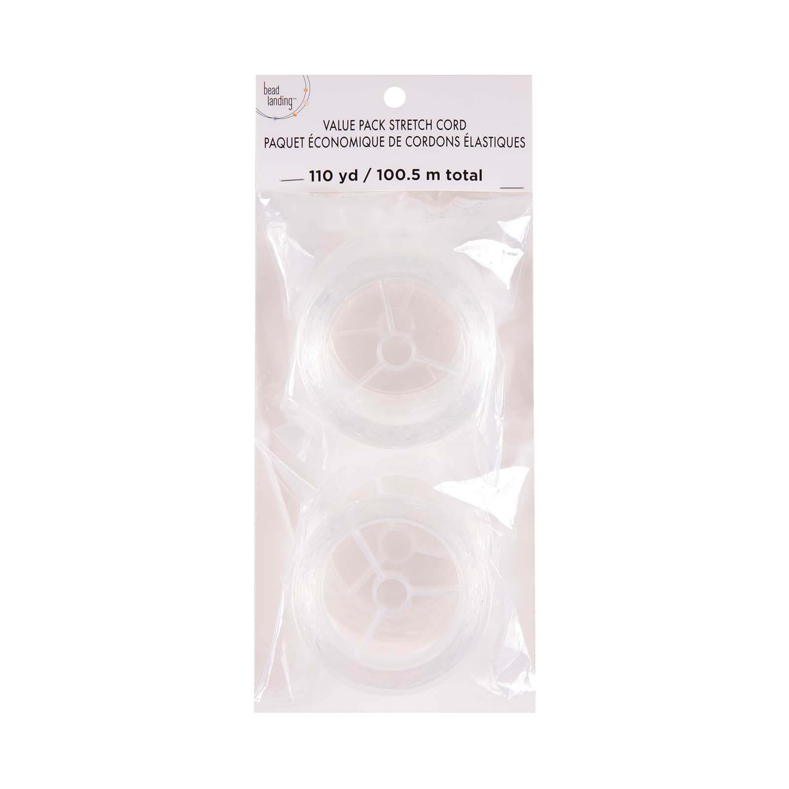 6 Packs: 2 ct. (12 total) Everyday Clear Stretch Lacing by Bead Landing™, 110yd.