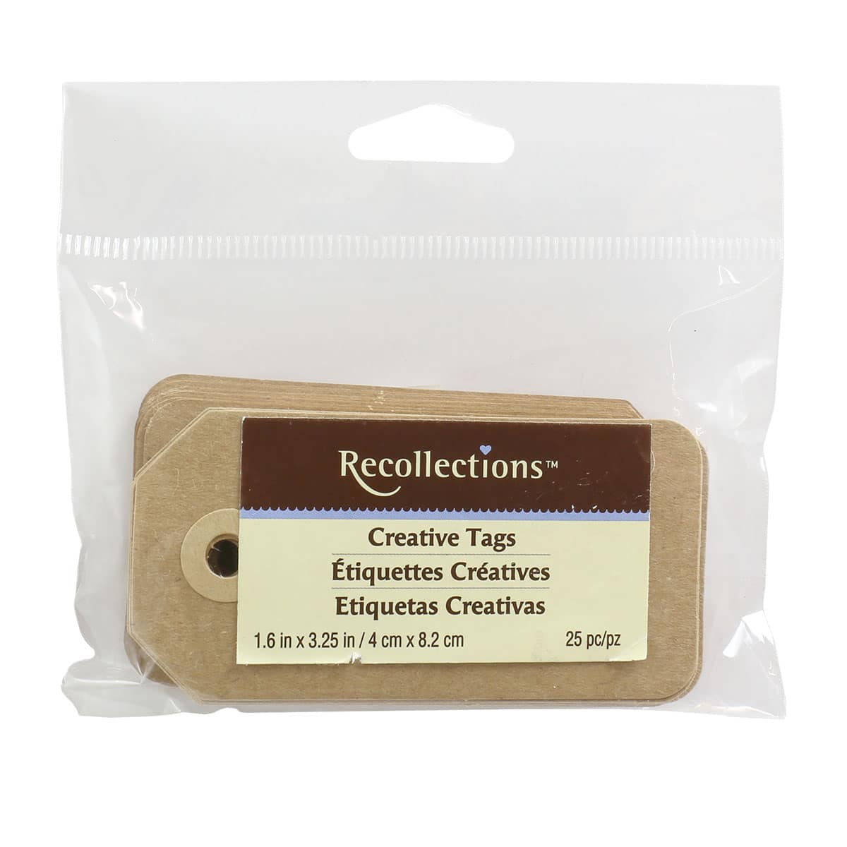 12 Packs: 25 ct. (300 total) Kraft Creative Tags by Recollections™