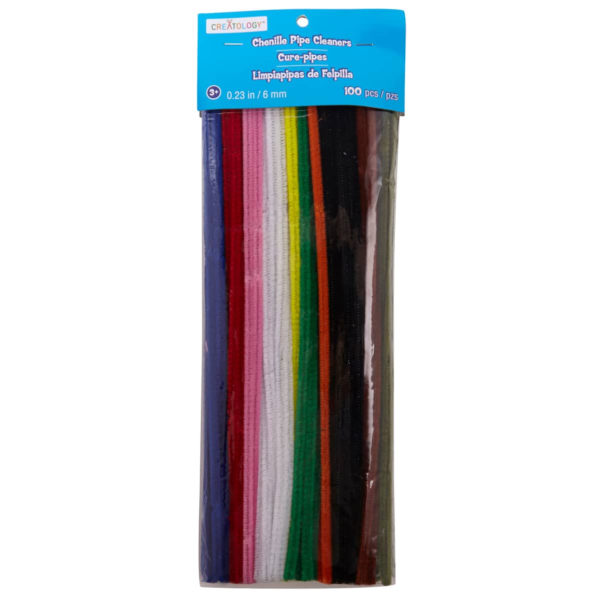 12 Packs: 350 Ct. (4,200 Total) White Chenille Pipe Cleaners by Creatology, Size: 6