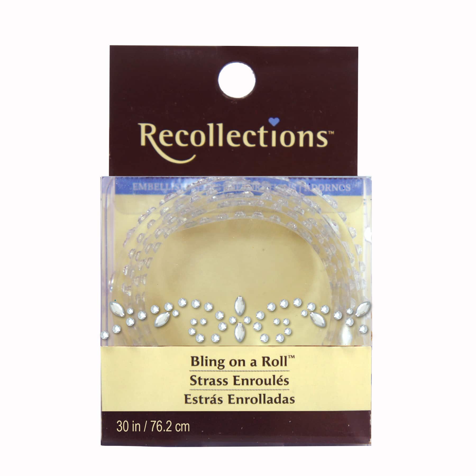 12 Pack: Clear Rhinestones Bling on a Roll™ by Recollections™