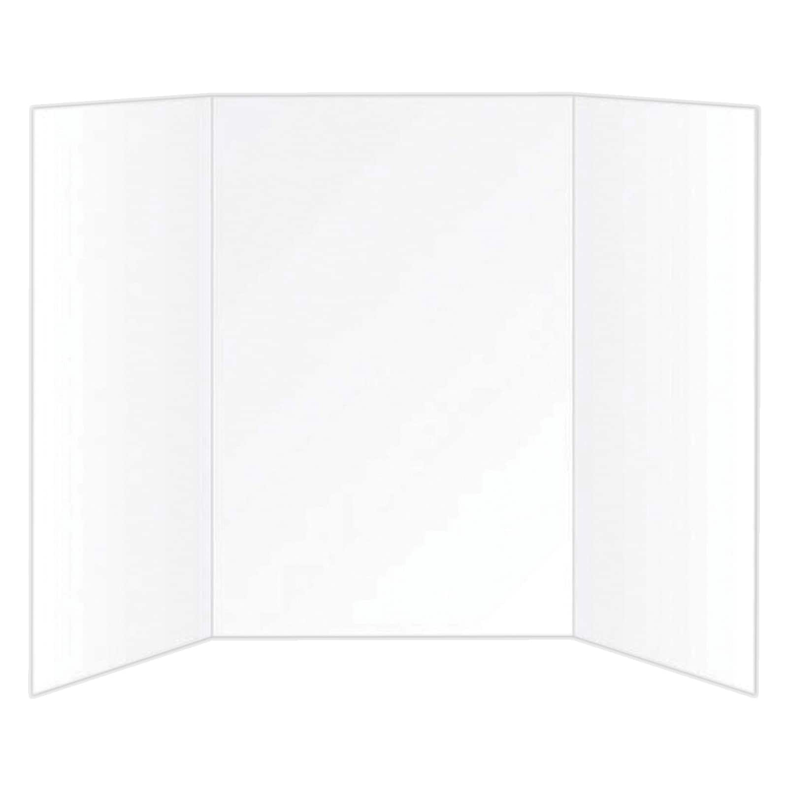 White 36 x 48 Foam Tri-Fold Display Board