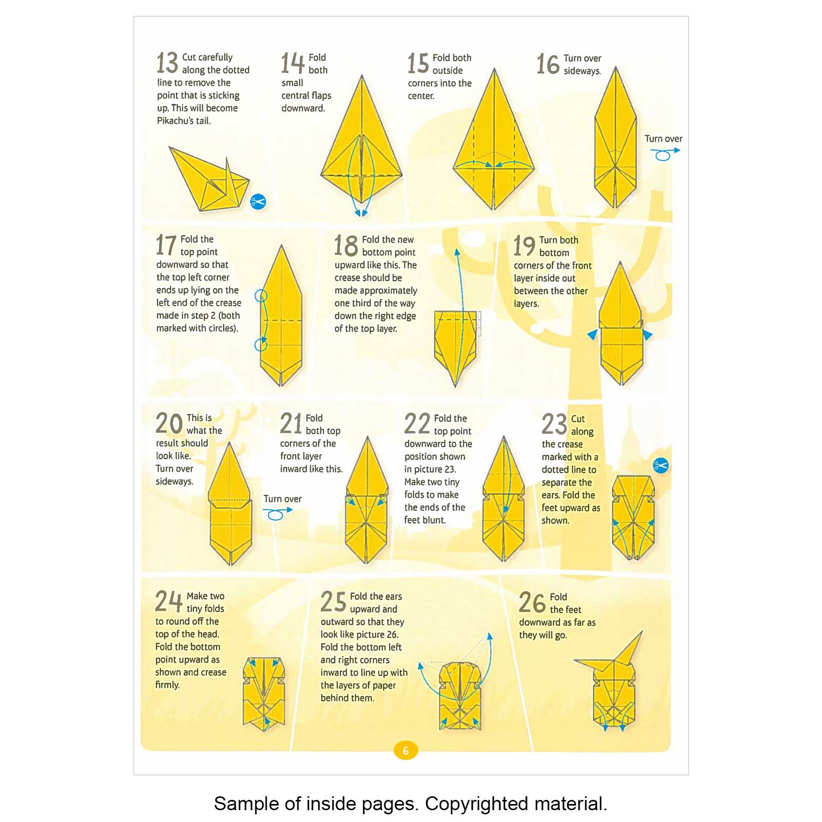 Pokemon Origami Fold Your Own Pokemon