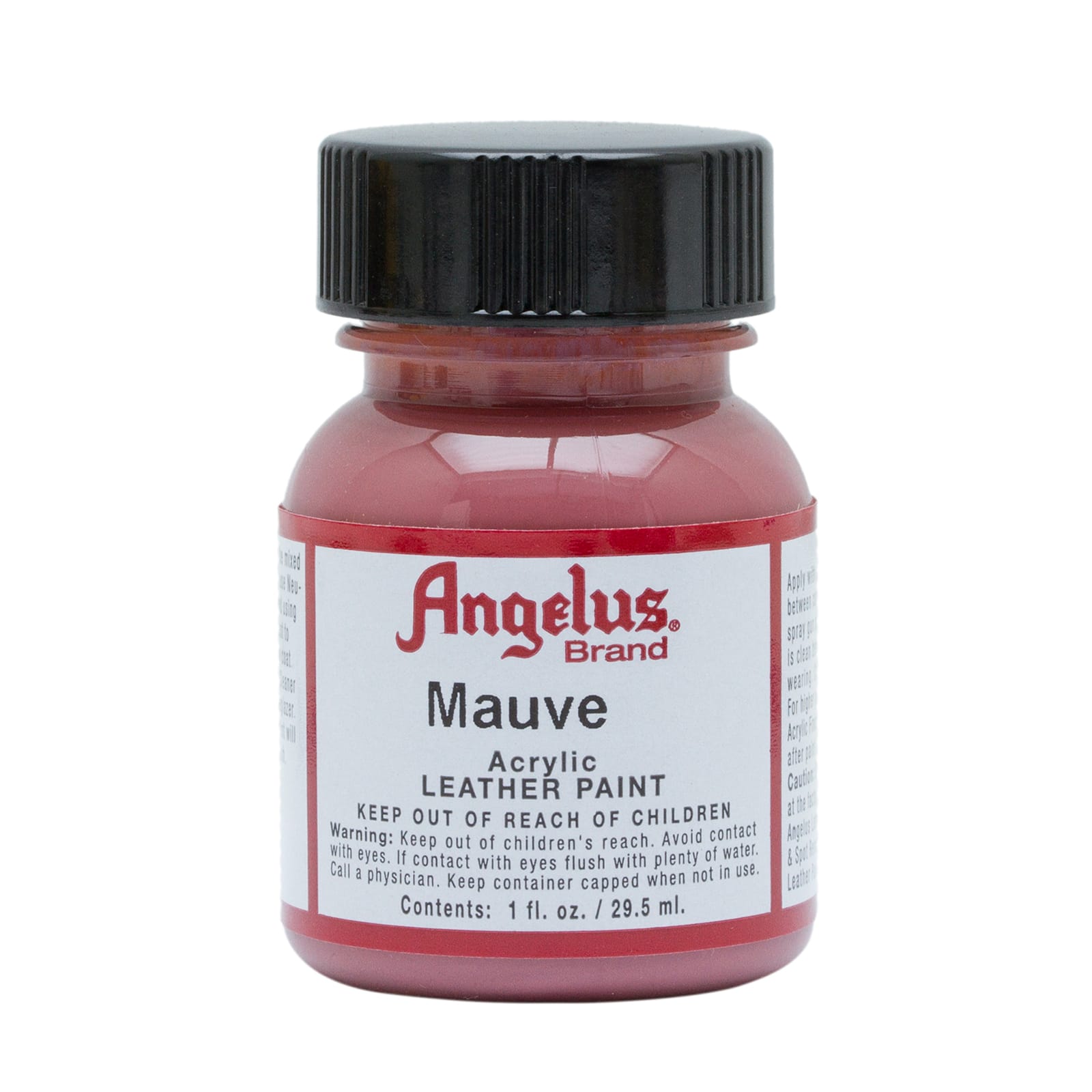 Angelus Acrylic Leather Paint - Red, 1 oz