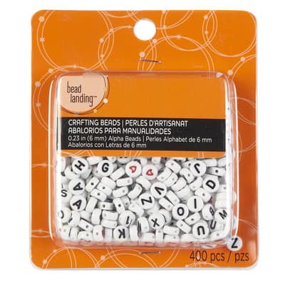 Plastic Number Circle Craft Beads by Bead Landing™, 7mm