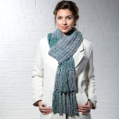 Premier Yarns® Appalachia Knit Blue Ridge Scarf | Projects | Michaels