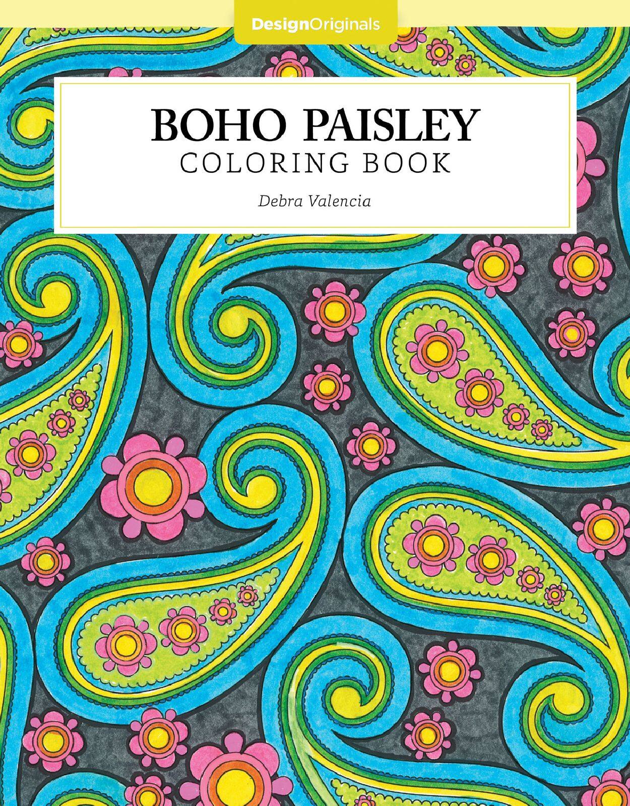 Download Boho Paisley Coloring Book