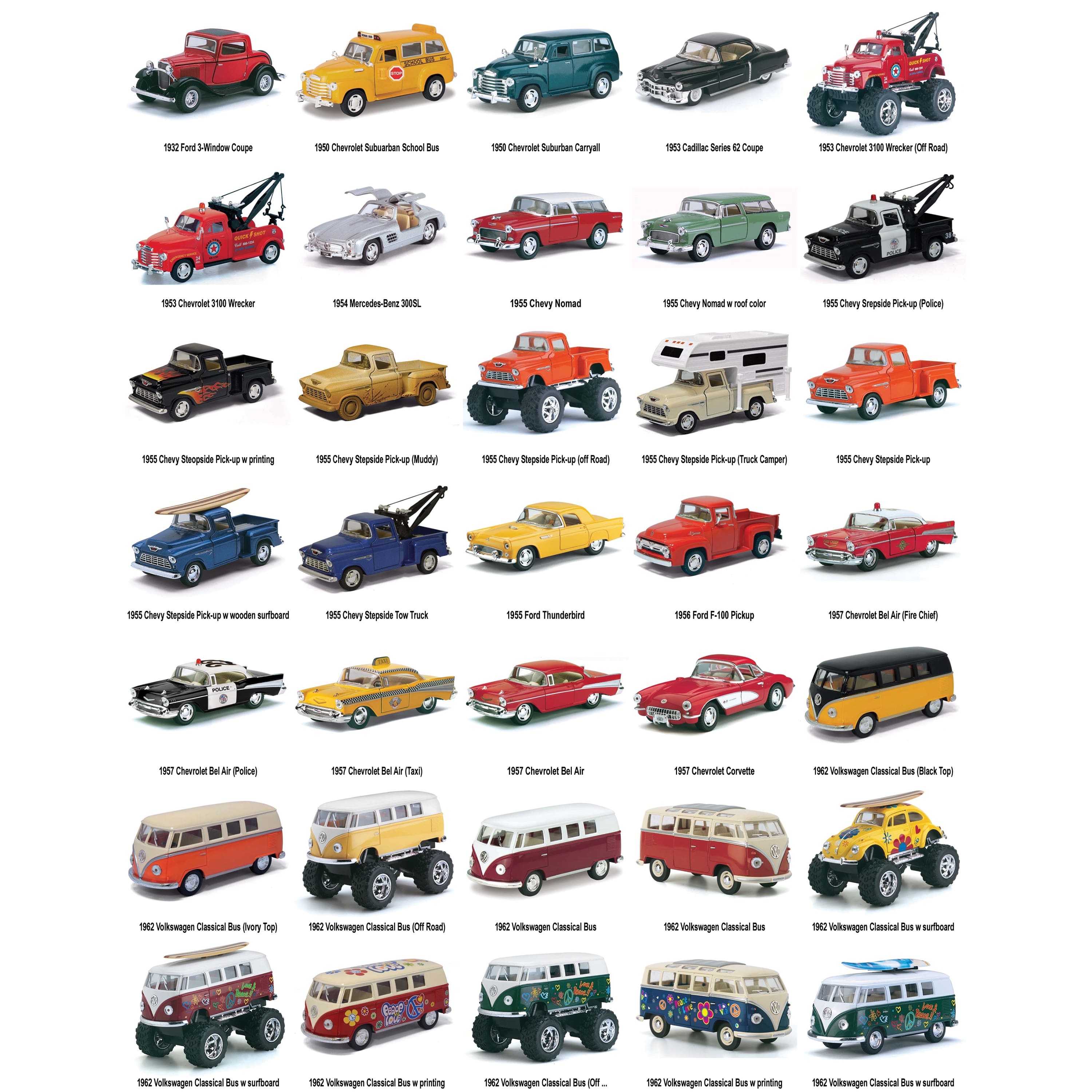 Assorted Diecast Car