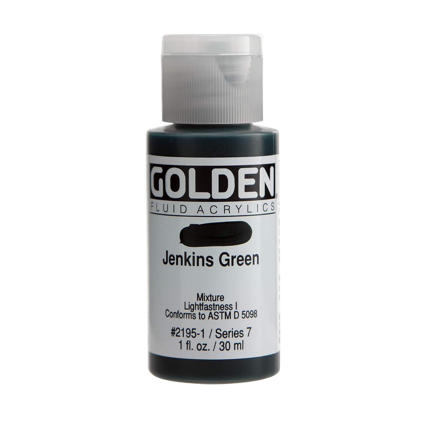 Golden Fluid Acrylics, 1 oz Paint in Jenkins Green - D022193S - Art and Craft Paint Get the Golden Fluid Acrylics, 1oz. at Michaels. W sku D022193S