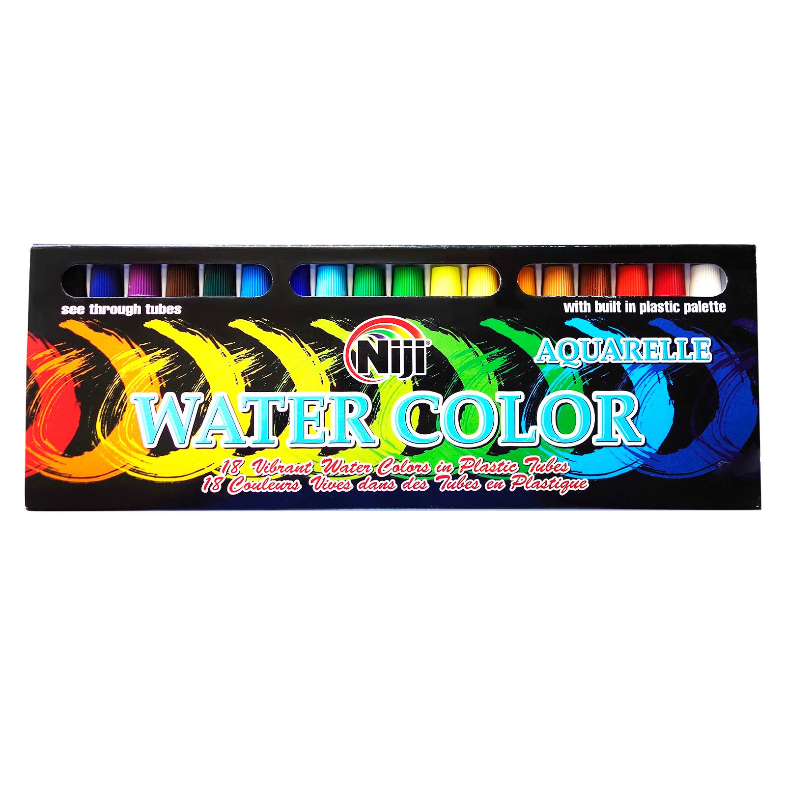 Yasutomo Niji Watercolor Set, 18 Color