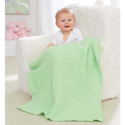 Loops & Threads® Snuggly Wuggly™ Big One Ball Baby Blanket (Crochet ...