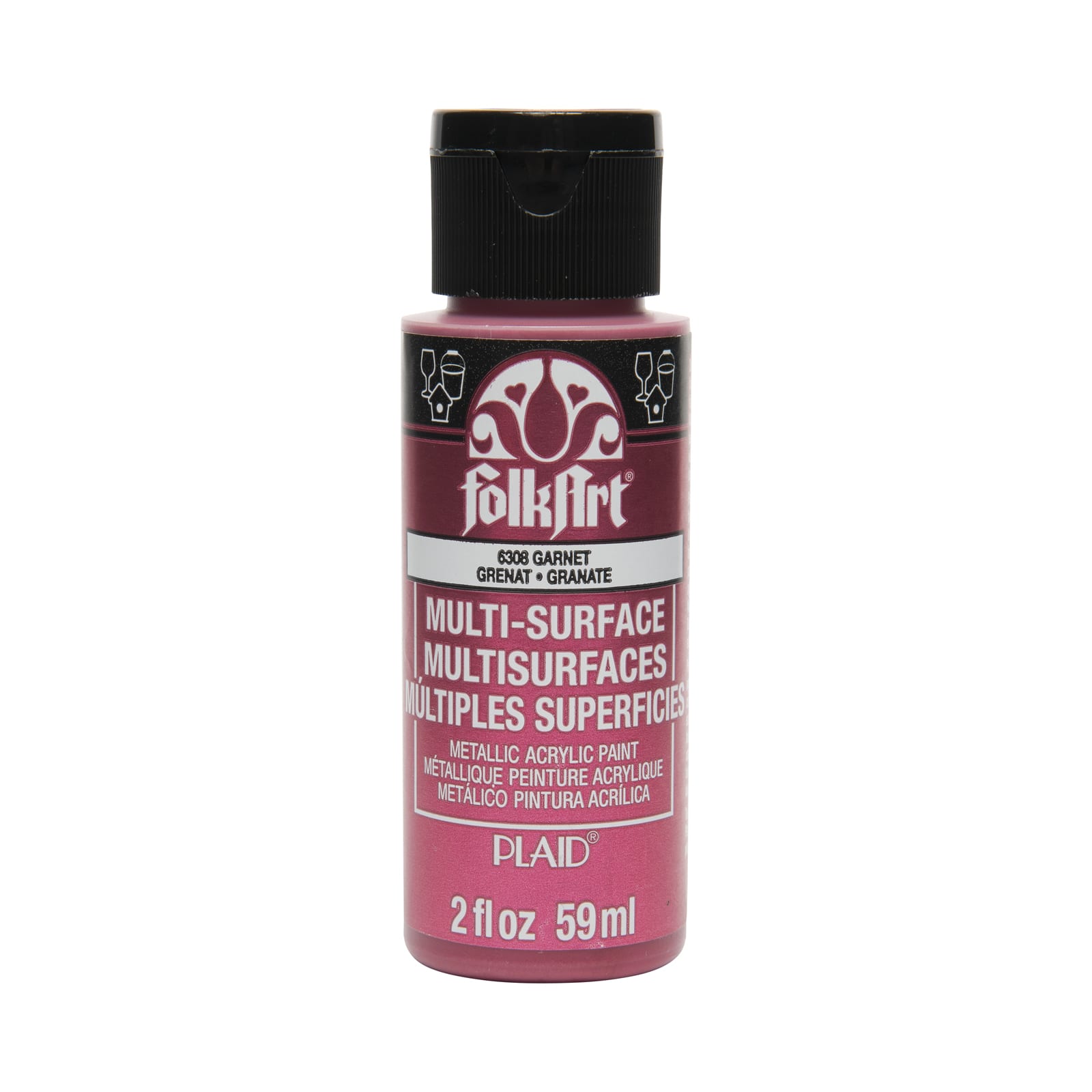 12 Pack: FolkArt® Multi-Surface Metallic Acrylic Paint