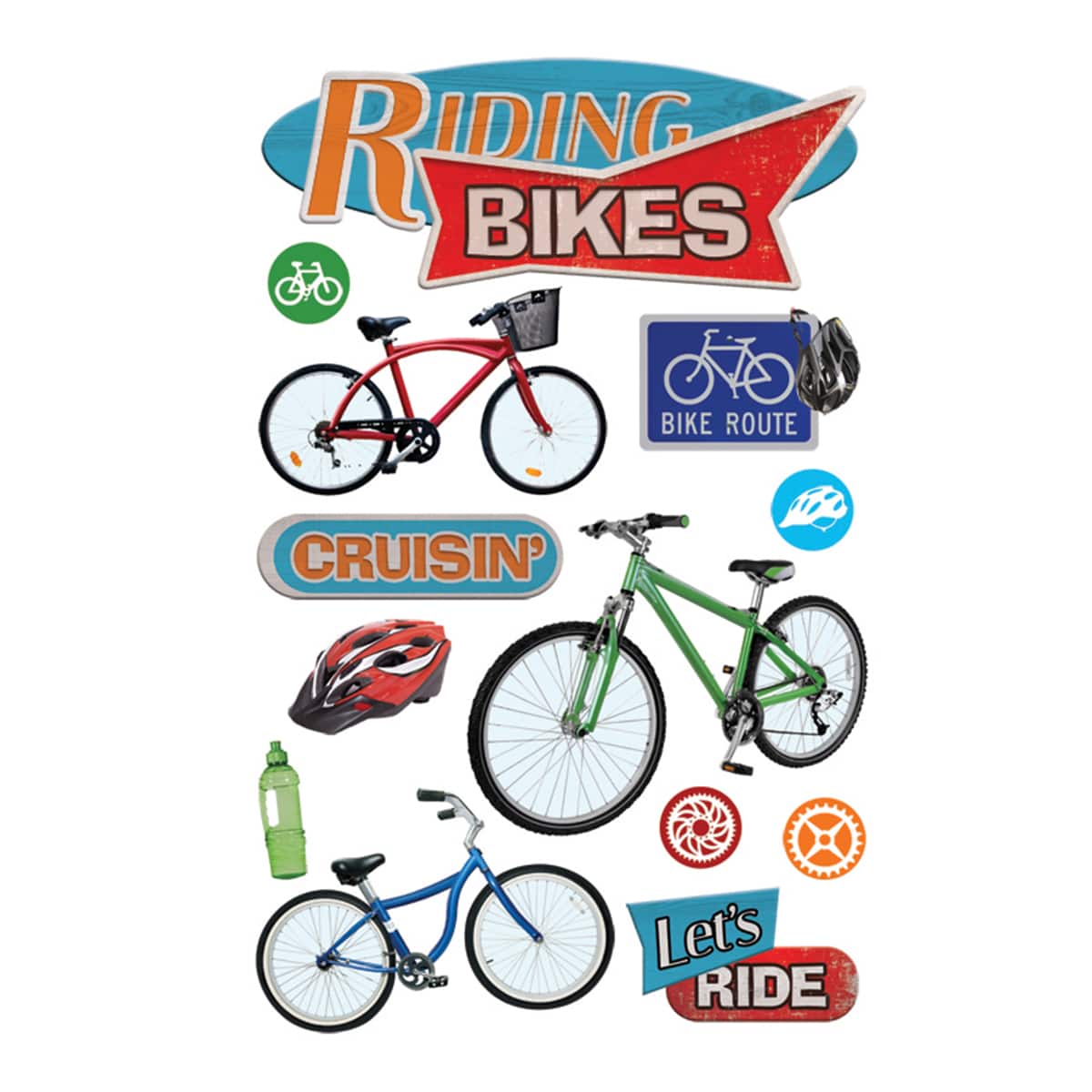 3d stickers for bikes