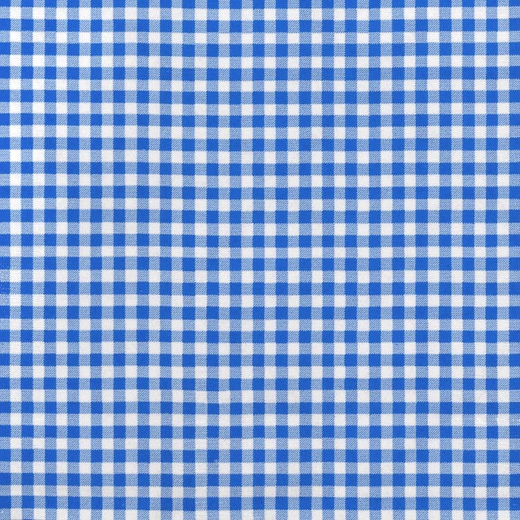 Blue 1/4" Gingham Oilcloth