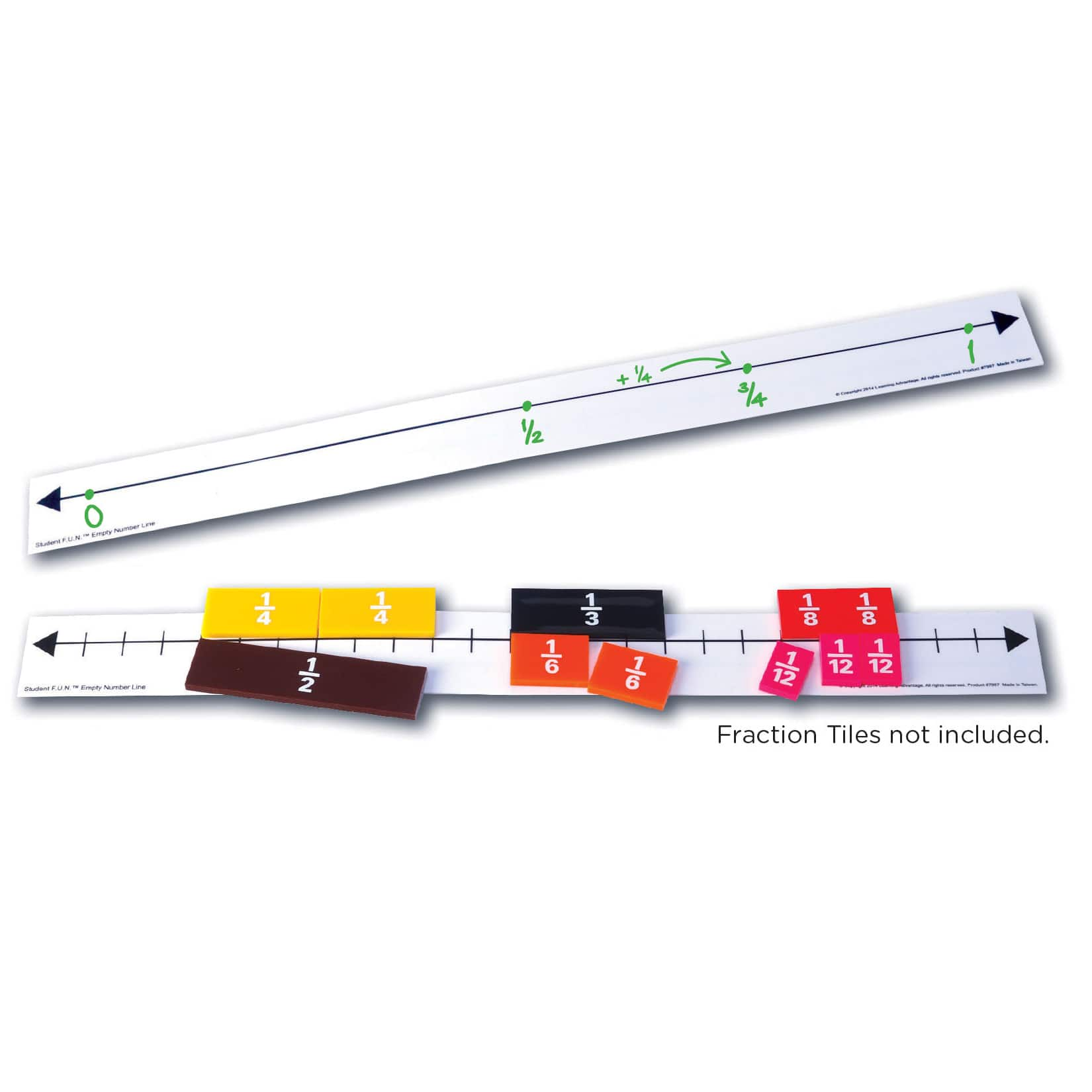 F.U.N.&#x2122; Student Empty Number Line, Set of 10