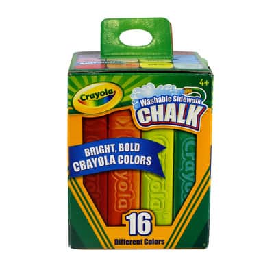 Crayola®  Washable Sidewalk Chalk, 16ct. image