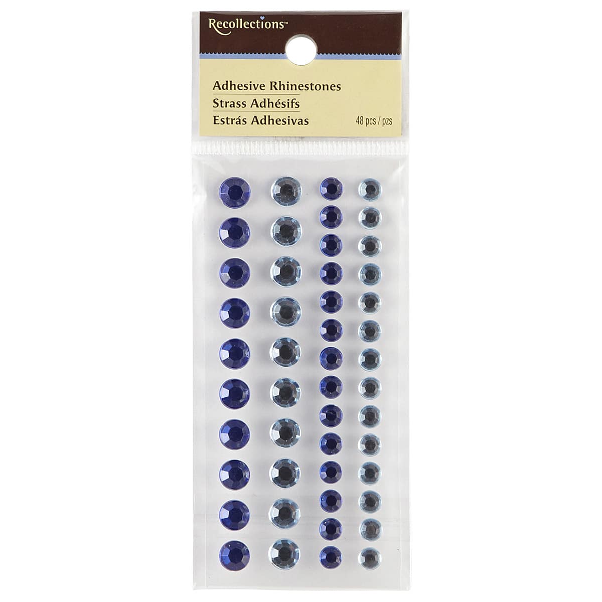 12 Pack: Two-Tone Rhinestones by Recollections™