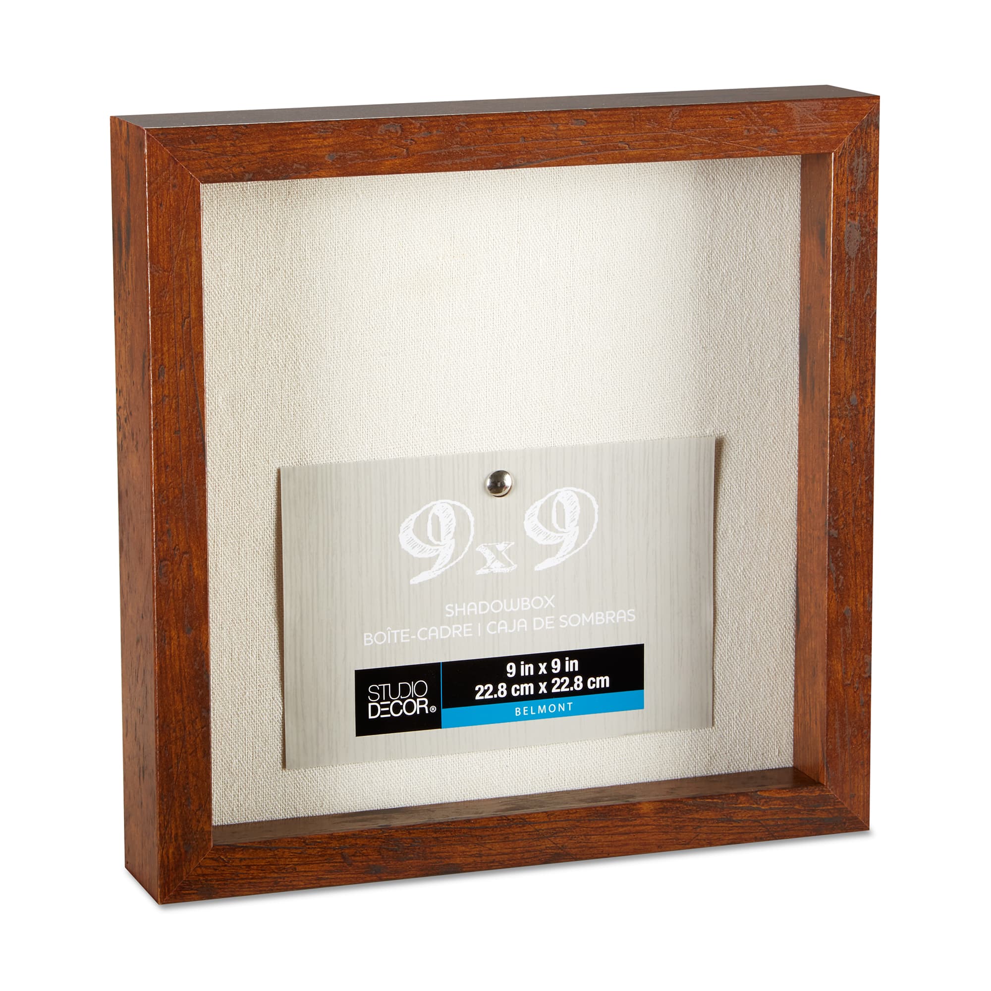 Buy the Honey Belmont Shadowbox By Studio Décor® at Michaels