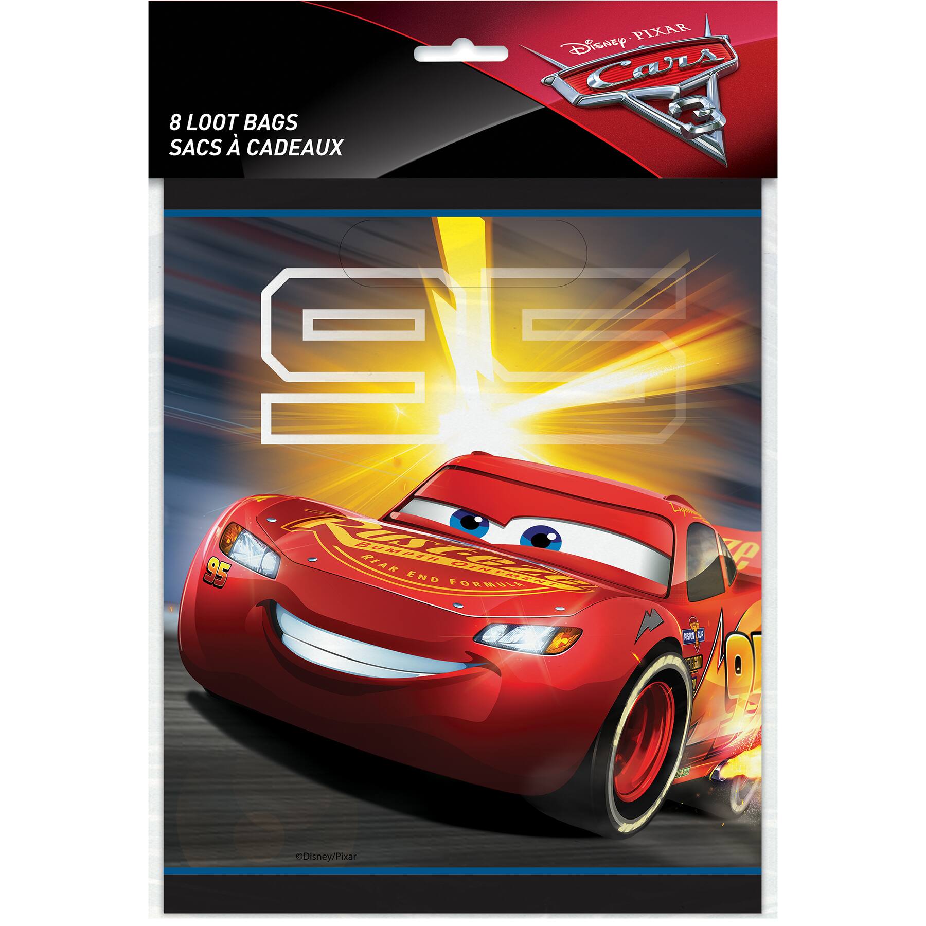Disney Lightning Mcqueen Pixar Cars 3-6  Party Loot Goody Bags 