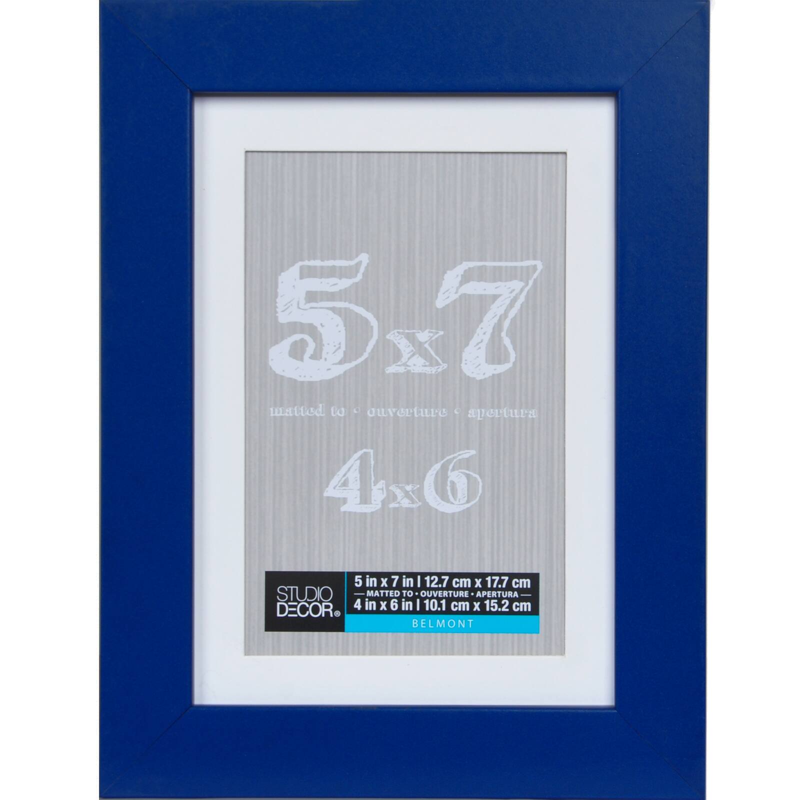 Blue Belmont Frame With Mat By Studio Decor