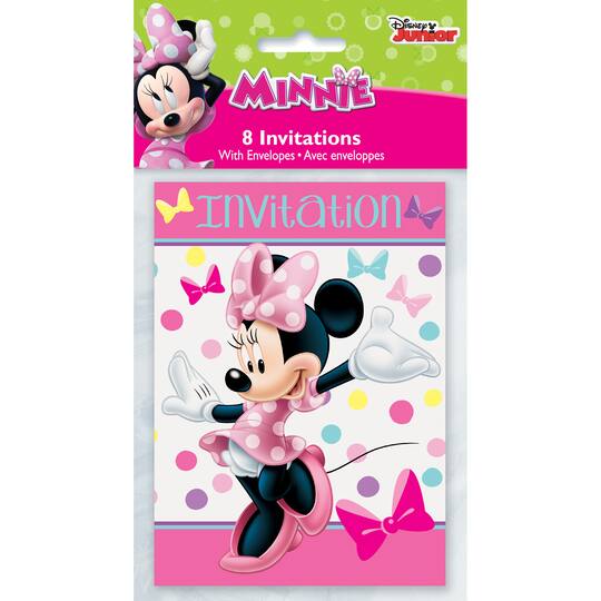 Minnie Mouse Bowtique Invitations | Minnie Mouse Party ...
