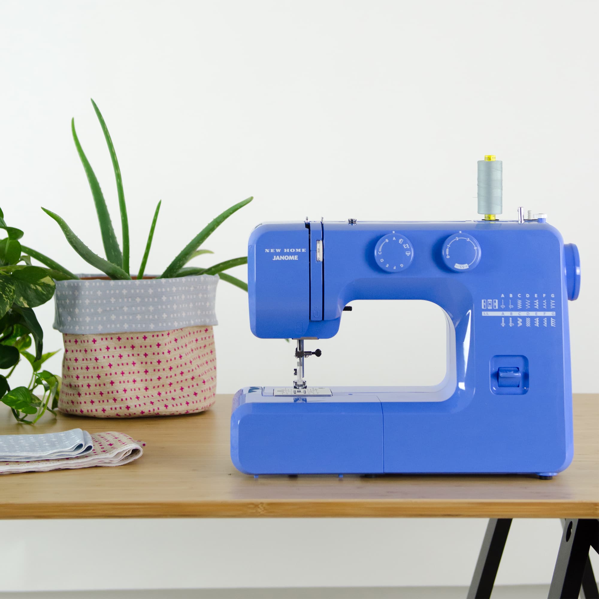 Janome® Blue Couture Easy-to-Use Sewing Machine
