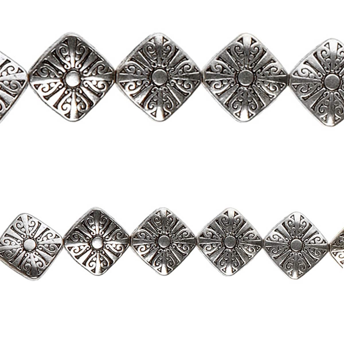 Bead Gallery® Sterling SilverPlated Diamond Beads, 16mm Michaels