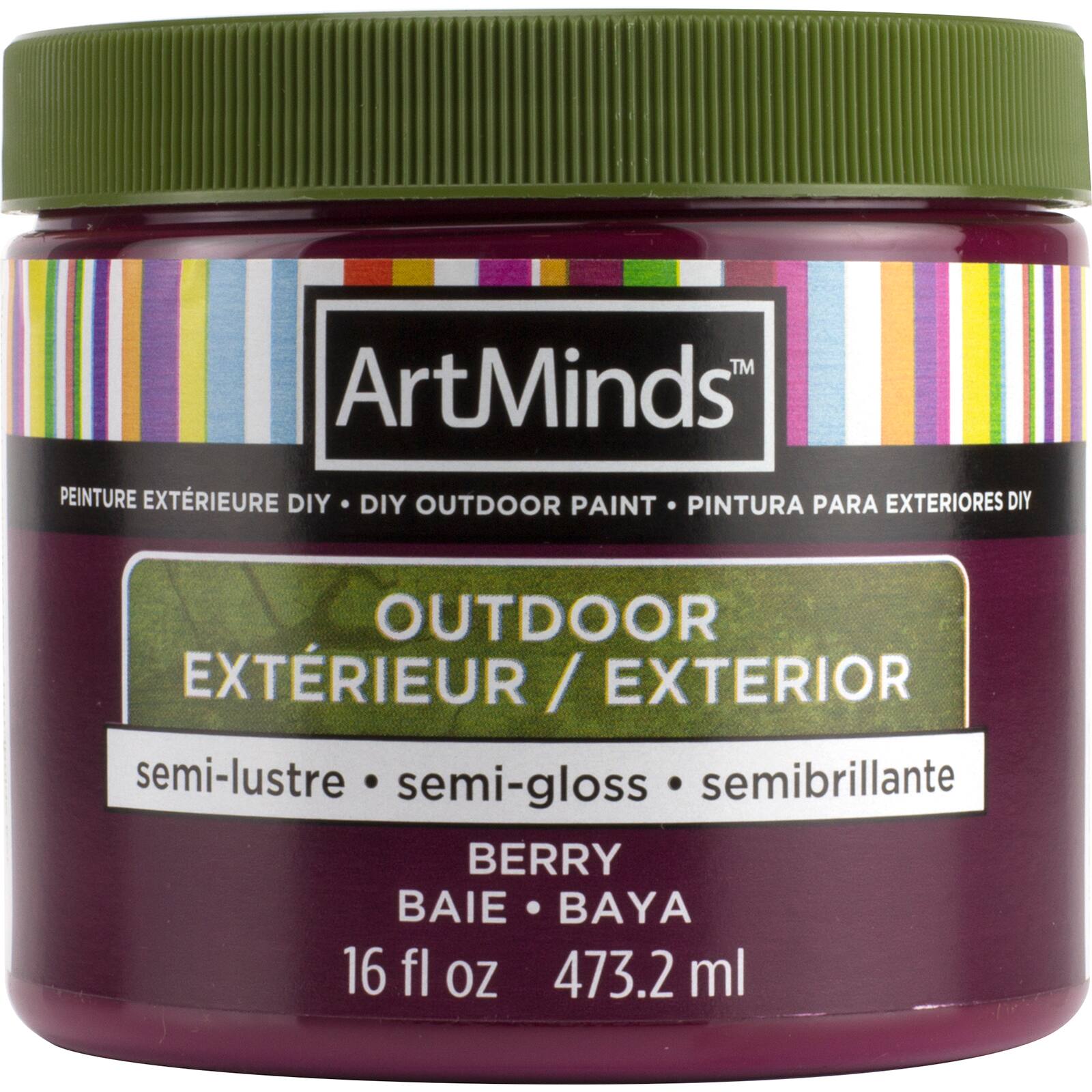 Buy the 16oz. SemiGloss DIY Outdoor Paint By ArtMinds™ at