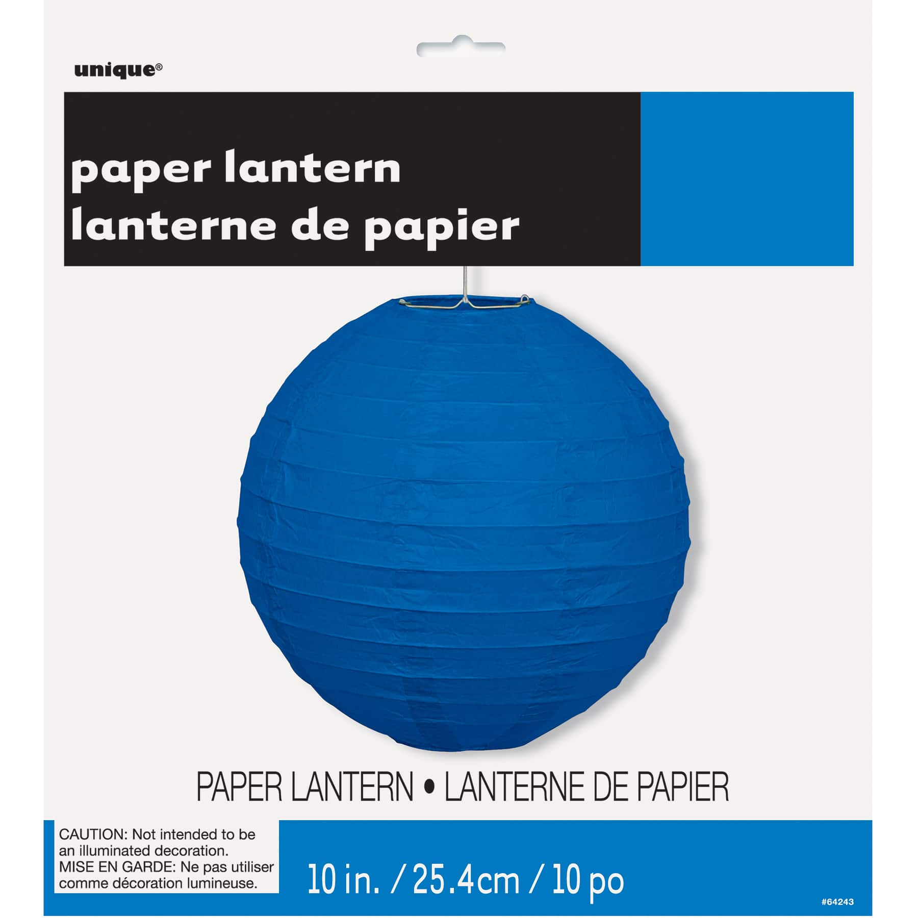 blue paper lanterns