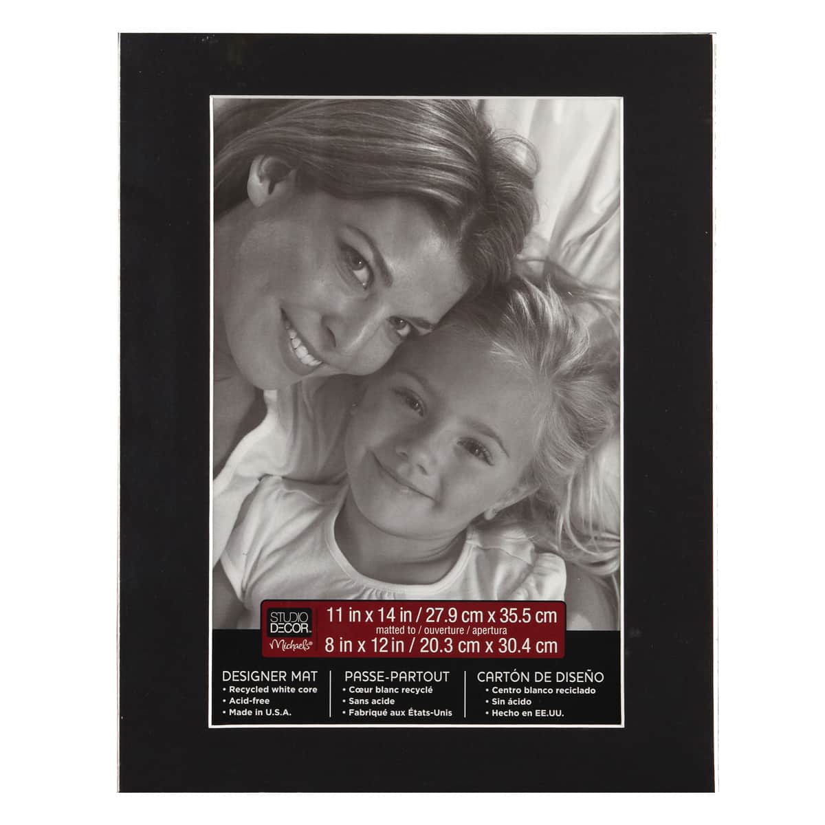 11" x 14" Mat By Studio Décor®, 8" x 12" opening